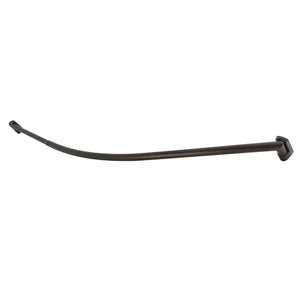 Edenscape CC6725 60-Inch-72-Inch Stainless Steel Adjustable Single Curved Shower Curtain Rod, Oil Rubbed Bronze