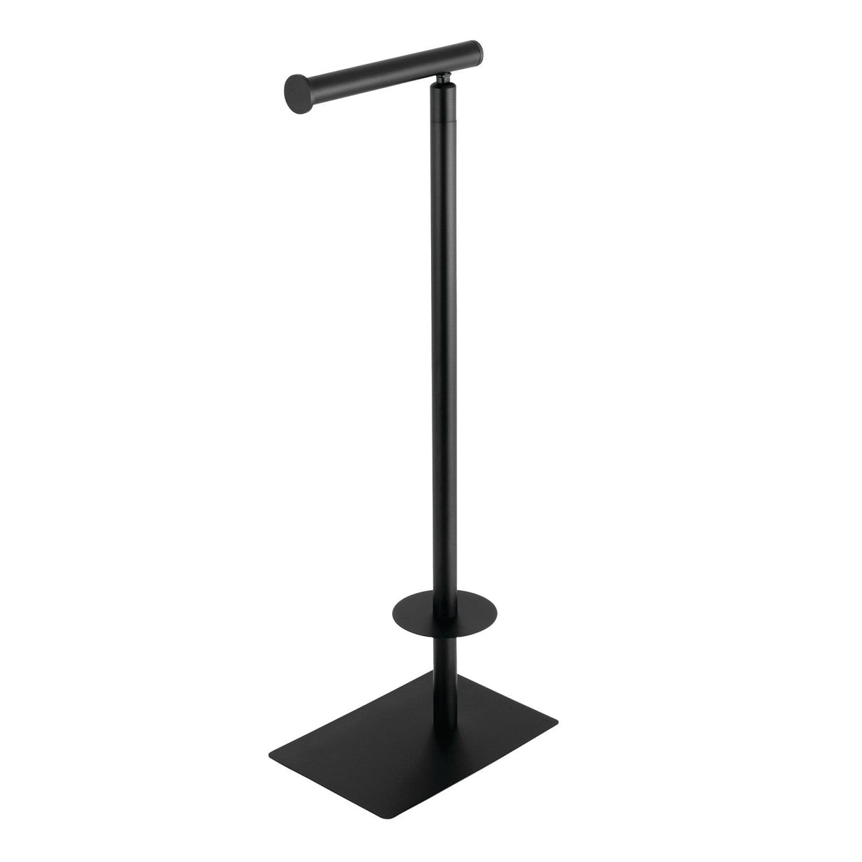 Claremont CC8000 Freestanding Toilet Paper Holder, Matte Black