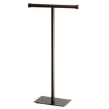Claremont CC8105 Freestanding Double Roll Toilet Paper Holder, Oil Rubbed Bronze