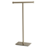 Claremont CC8108 Freestanding Double Roll Toilet Paper Holder, Brushed Nickel