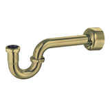 Circlet CC8143 1-1/4-inch Brass P-Trap, 18 Gauge, Antique Brass