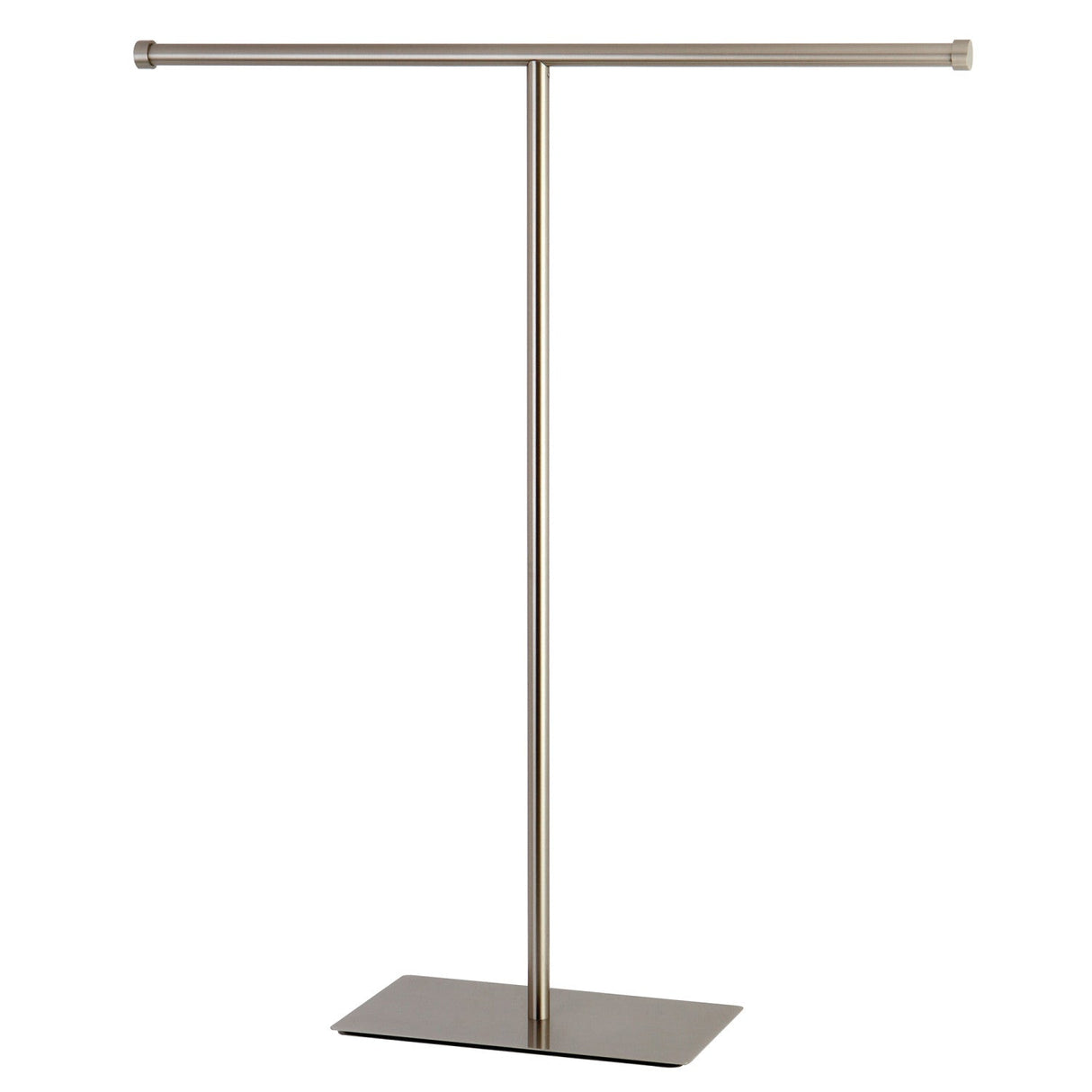 Claremont CC8208 Freestanding T-Shape Towel Rack, Brushed Nickel