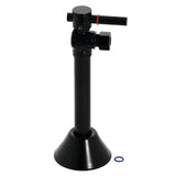 Vintage CC83200DL 1/2-Inch Sweat x 3/8-Inch OD Comp Quarter-Turn Angle Stop Valve with 5-Inch Extension, Matte Black