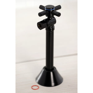 Concord CC83200DX 1/2-Inch Sweat x 3/8-Inch OD Comp Quarter-Turn Angle Stop Valve, Matte Black