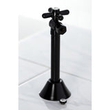 Vintage CC83200X 1/2-Inch Sweat x 3/8-Inch OD Comp Quarter-Turn Angle Stop Valve, Matte Black