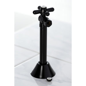 Vintage CC83200X 1/2-Inch Sweat x 3/8-Inch OD Comp Quarter-Turn Angle Stop Valve, Matte Black