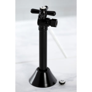 Vintage CC83200X 1/2-Inch Sweat x 3/8-Inch OD Comp Quarter-Turn Angle Stop Valve, Matte Black