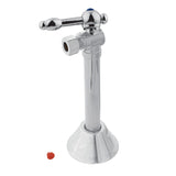 Vintage CC83201KL 1/2-Inch Sweat x 3/8-Inch OD Comp Quarter-Turn Angle Stop Valve, Polished Chrome