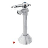 Vintage CC83201TL 1/2-Inch Sweat x 3/8-Inch OD Comp Quarter-Turn Angle Stop Valve, Polished Chrome