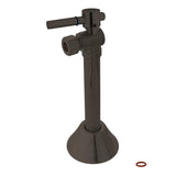 Vintage CC83205DL 1/2-Inch Sweat x 3/8-Inch OD Comp Quarter-Turn Angle Stop Valve with 5-Inch Extension, Oil Rubbed Bronze