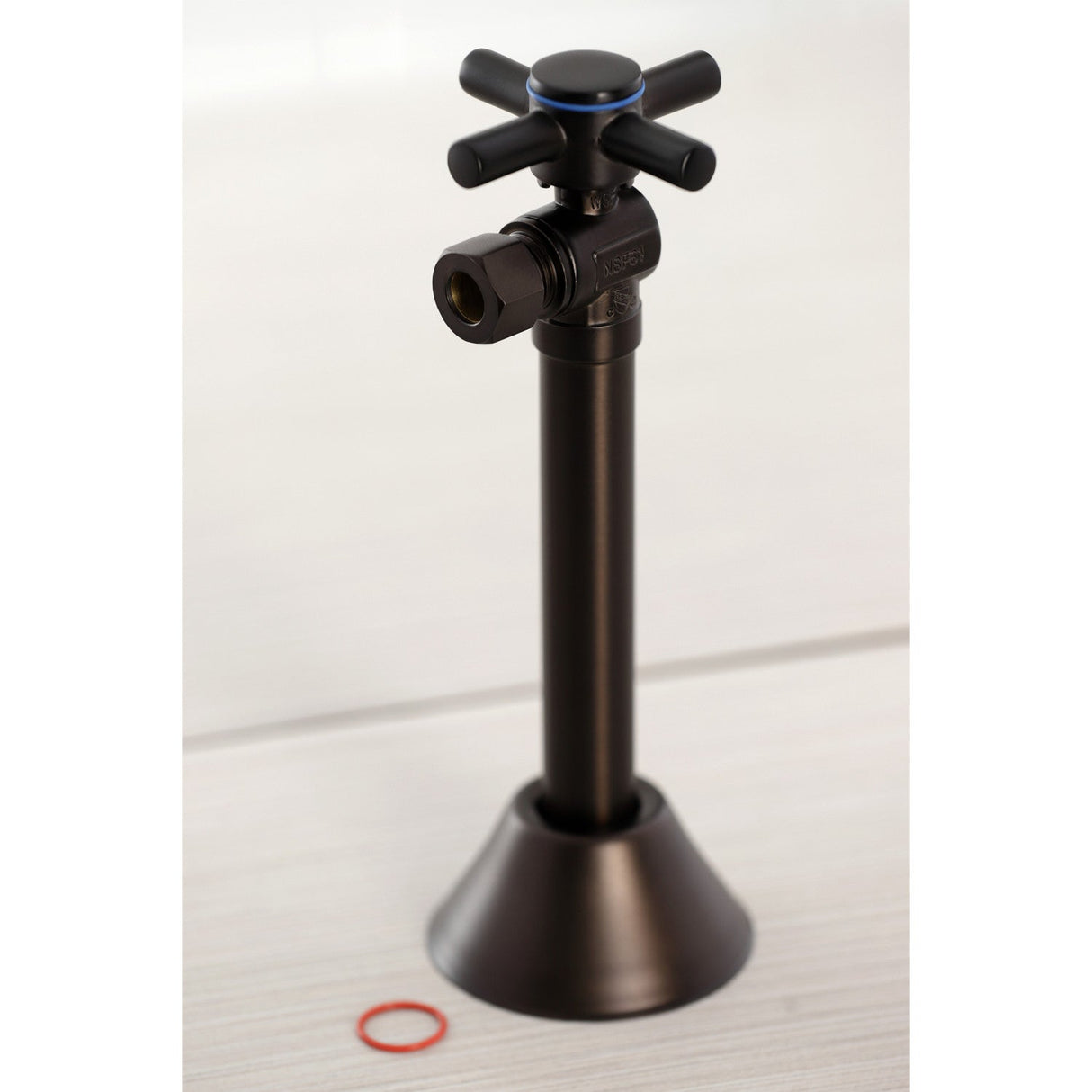 Concord CC83205DX 1/2-Inch Sweat x 3/8-Inch OD Comp Quarter-Turn Angle Stop Valve, Oil Rubbed Bronze