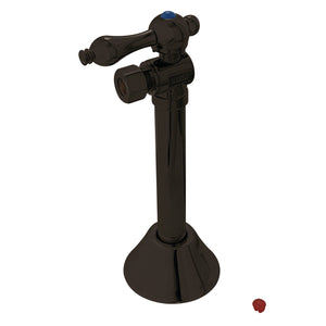 Vintage CC83205 1/2-Inch Sweat x 3/8-Inch OD Comp Quarter-Turn Angle Stop Valve with 5-Inch Extension, Oil Rubbed Bronze