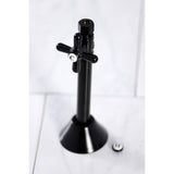 Vintage CC83250X 1/2-Inch Sweat x 3/8-Inch OD Comp Quarter-Turn Straight Stop Valve with 5-Inch Extension, Matte Black
