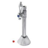 Vintage CC83251 1/2-Inch Sweat x 3/8-Inch OD Comp Quarter-Turn Straight Stop Valve, Polished Chrome