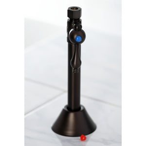 Vintage CC83255 1/2-Inch Sweat x 3/8-Inch OD Comp Quarter-Turn Straight Stop Valve, Oil Rubbed Bronze