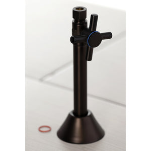 Concord CC83255DX 1/2-Inch Sweat x 3/8-Inch OD Comp Quarter-Turn Straight Stop Valve, Oil Rubbed Bronze