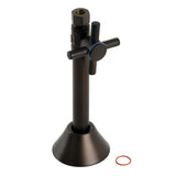 Concord CC83255DX 1/2-Inch Sweat x 3/8-Inch OD Comp Quarter-Turn Straight Stop Valve, Oil Rubbed Bronze