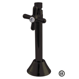 Vintage CC83255X 1/2-Inch Sweat x 3/8-Inch OD Comp Quarter-Turn Straight Stop Valve with 5-Inch Extension, Oil Rubbed Bronze