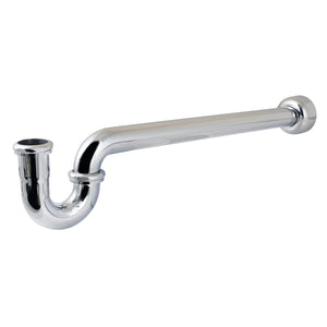 Trimscape CC9121 1-1/2 Inch Decor P-Trap with High Box Flange, 24 Inch Length, 18 Gauge, Polished Chrome