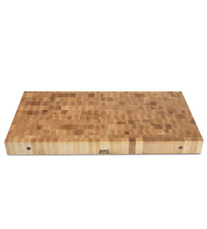 John Boos CCB4824 Block Classic Collection Maple Wood End Grain Chopping Block, 48 Inches x 24 4 48X24X4 MPL-END GR-NON REV-NO GRIPS