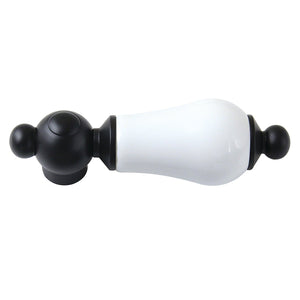 Vintage CCCL0 Porcelain Lever Handle, 3/8" X 16PT, Matte Black