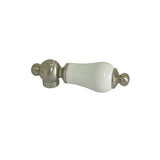 Vintage CCCL8 Porcelain Lever Handle, 3/8" X 16PT, Brushed Nickel