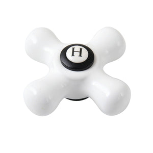 Vintage CCCX0H Hot Porcelain Cross Handle, 3/8