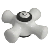 CCCX5CSC Cold Porcelain Cross Handle, Oil Rubbed Bronze