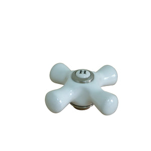 Vintage CCCX8H Hot Porcelain Cross Handle, 3/8