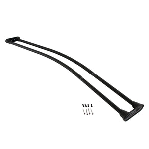Edenscape CCD2170 60-Inch to 72-Inch Adjustable Double Curved Shower Curtain Rod, Matte Black