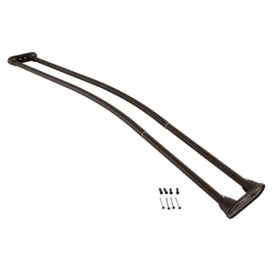Edenscape CCD2175 60-Inch to 72-Inch Adjustable Double Curved Shower Curtain Rod, Oil Rubbed Bronze