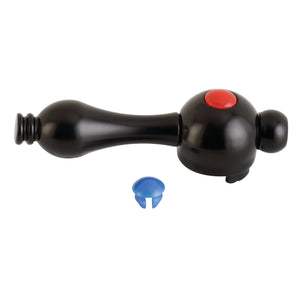 Vintage CCDVALH0 Metal Lever Handle, Matte Black