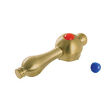 Vintage CCDVALH7 Metal Lever Handle, Brushed Brass