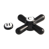 Vintage CCDVAXH0 Metal Cross Handle, Matte Black