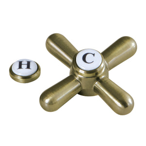 Vintage CCDVAXH3 Metal Cross Handle, Antique Brass