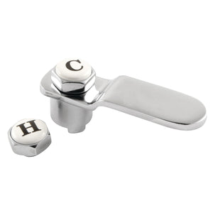 Whitaker CCDVKLLH1 Brass Lever Handle, Polished Chrome