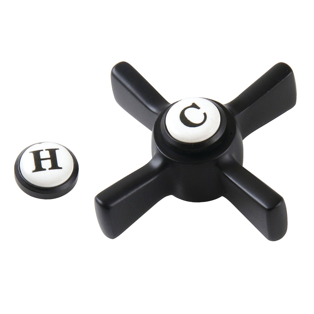 Millennium CCDVZXH0 Metal Cross Handle, Matte Black
