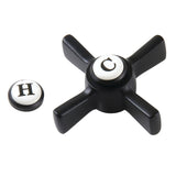 Millennium CCDVZXH0 Metal Cross Handle, Matte Black