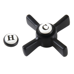 Millennium CCDVZXH0 Metal Cross Handle, Matte Black