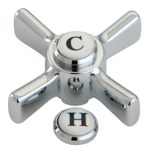 Millennium CCDVZXH1 Metal Cross Handle, Polished Chrome
