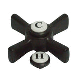 Millennium CCDVZXH5 Metal Cross Handle, Oil Rubbed Bronze