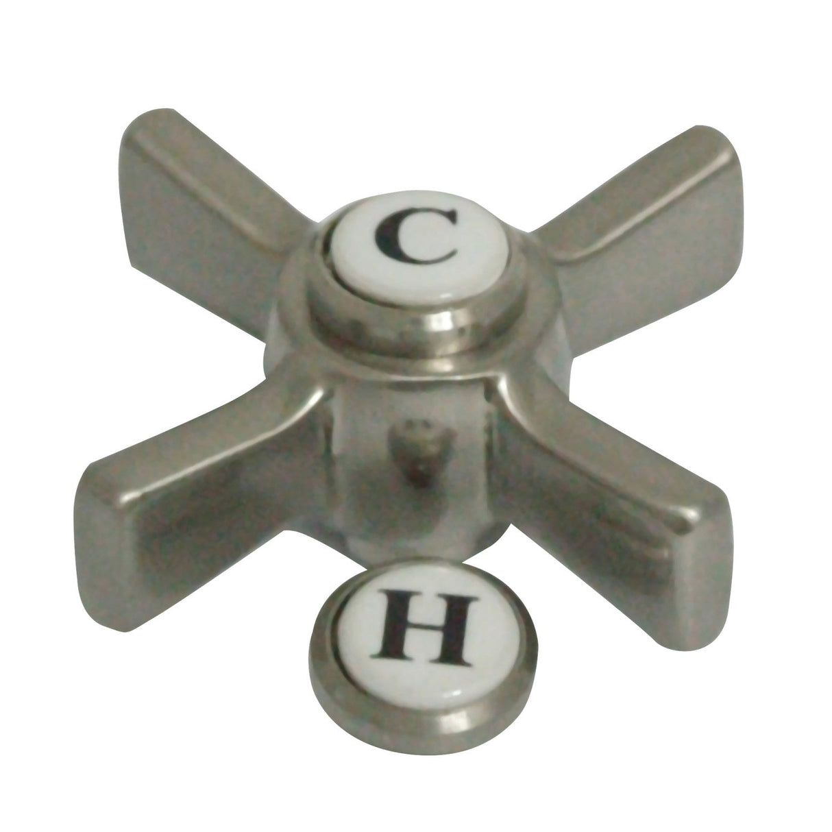 Millennium CCDVZXH8 Metal Cross Handle, Brushed Nickel