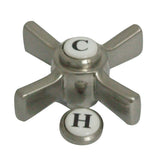 Millennium CCDVZXH8 Metal Cross Handle, Brushed Nickel