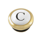 CCHIMX2CSC Cold Handle Index Button, Polished Brass