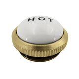 CCHIMX7H Hot Handle Index Button, Brushed Brass