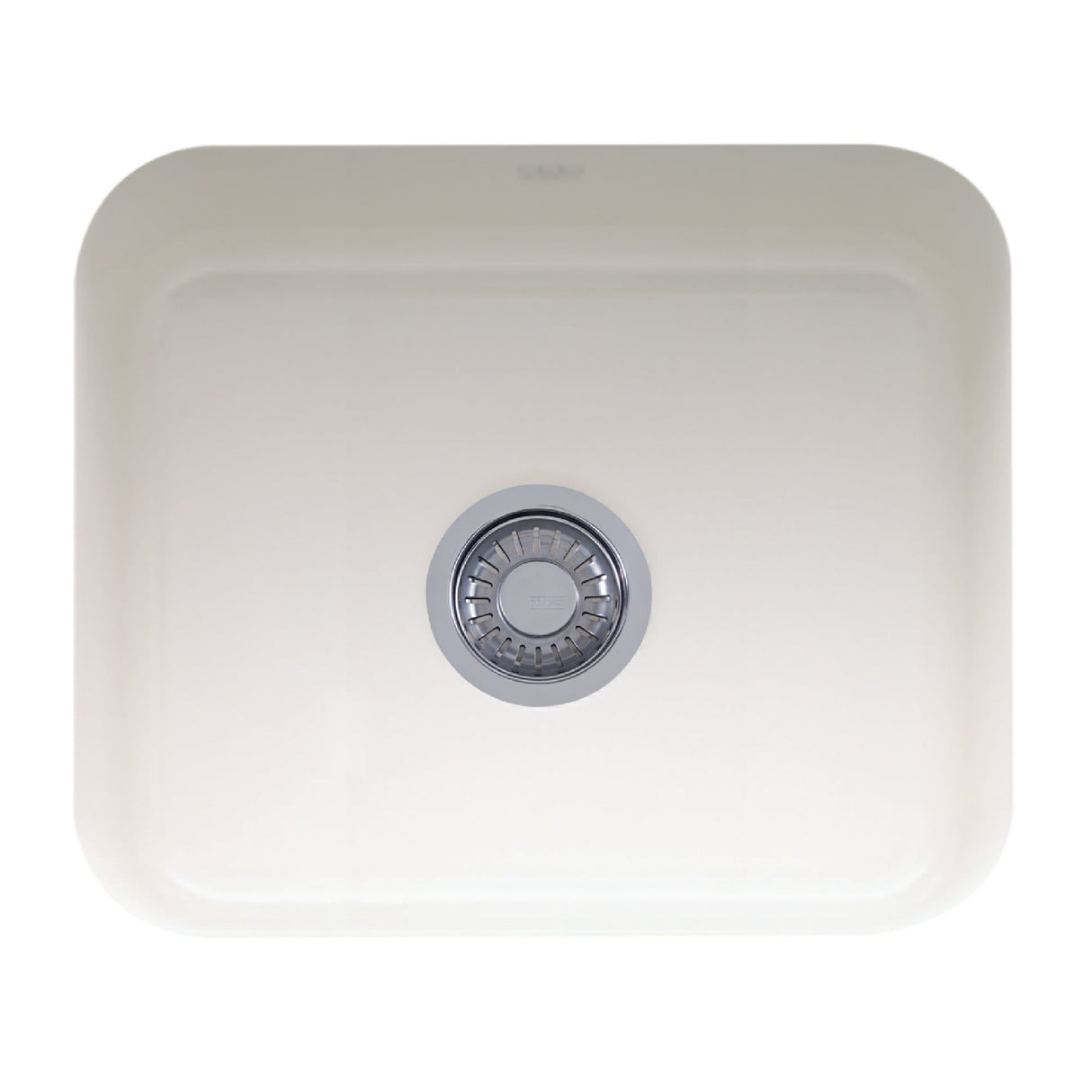 FRANKE CCK110-19WH Cisterna 21.62-in. x 17.38-in. White Undermount Single Bowl Fireclay Kitchen Sink In White