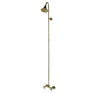 Essex CCK2133BEX Shower Combo, Antique Brass