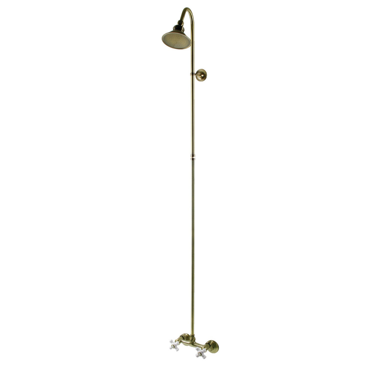 Vintage CCK2133PX Shower Combo, Antique Brass