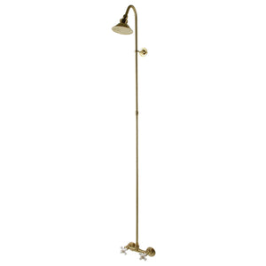 Vintage CCK2137PX Shower Combo, Brushed Brass