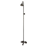 Vintage CCK2675 Two-Handle 2-Hole Wall Mount Clawfoot Tub Faucet Package with Shower Combo, Oil Rubbed Bronze